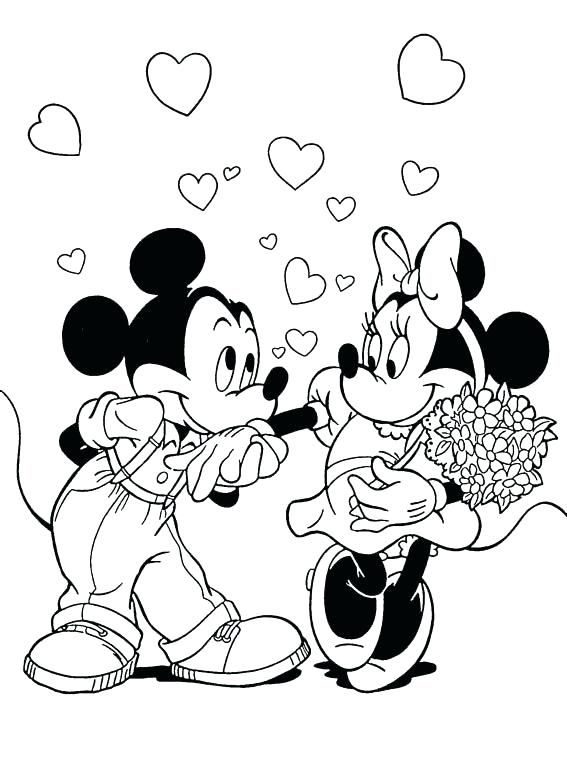 Mickey Minnie Coloring Pages Mickey Thanksgiving Because Given 567x766 Mickey Minnie Coloring Pages Mickey Thanksgiving Because Given