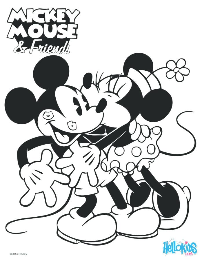 Minnie And Mickey Mouse Coloring Pages Christmas Free Printable 697x901 Minnie And Mickey Mouse Coloring Pages Christmas Free Printable