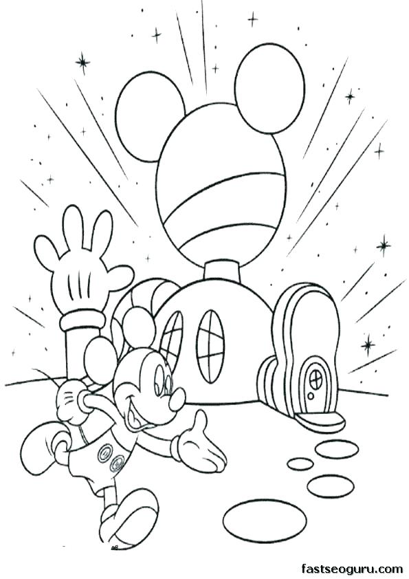 595x842 Mickey Mouse Clubhouse Coloring Book As Well As Free Printable