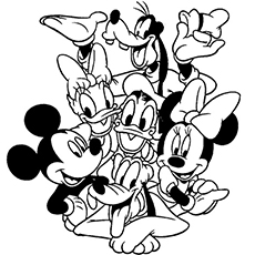 230x230 Top 25 Free Printable Donald Duck Coloring Pages Online