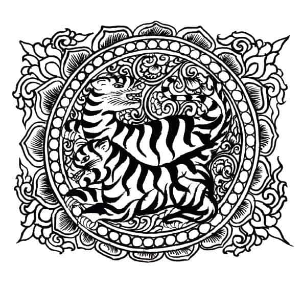 591x559 Collection Of Free Coloring Pages For Adults Published By