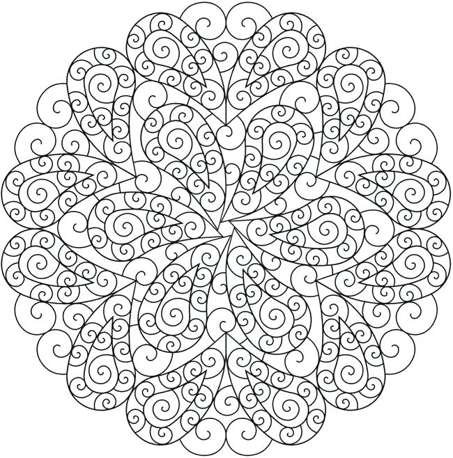 650x658 Free Mandala Coloring Pages For Adults Free Mandala Design