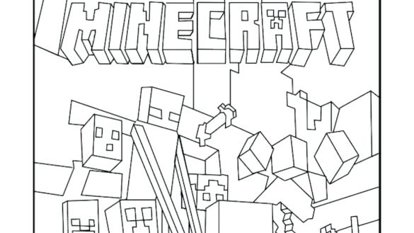 Minecraft Coloring Pages To Print Printable Coloring Pages Mobs 585x329 Minecraft Coloring Pages To Print Printable Coloring Pages Mobs