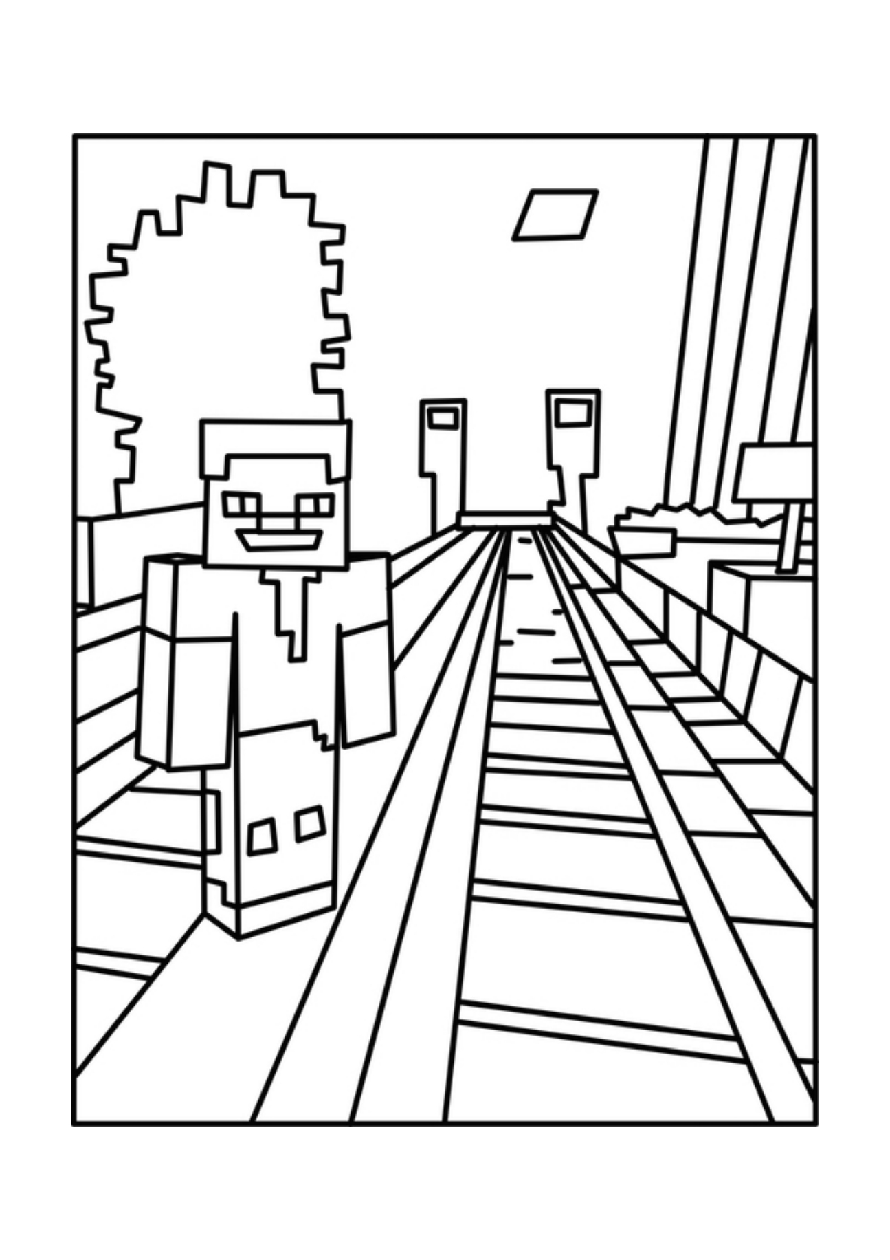 New Minecraft Coloring Pages For Kids Free Coloring Pages Download 1295x1832 New Minecraft Coloring Pages For Kids Free Coloring Pages Download