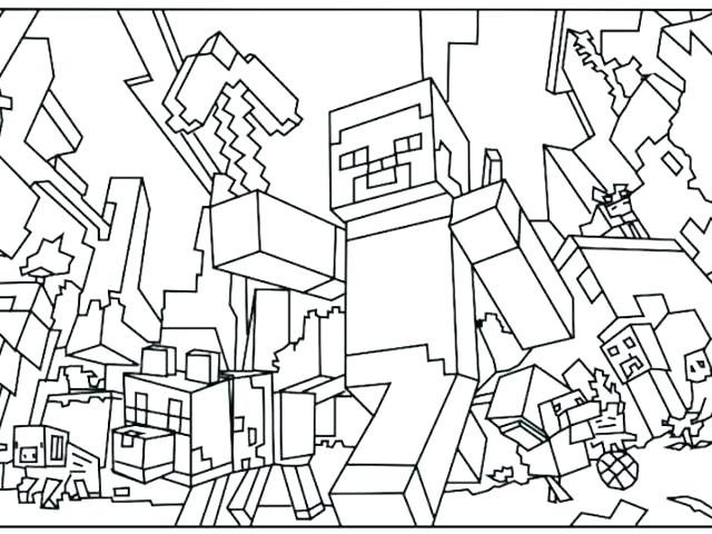 640x480 Minecraft Coloring Book Unique Printable Coloring Pages