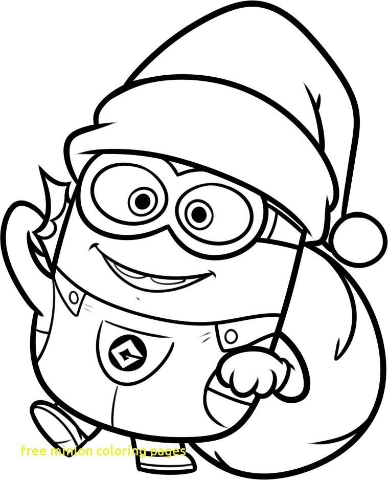 759x938 Free Minion Coloring Pages With 21 Free Printable Minion Coloring
