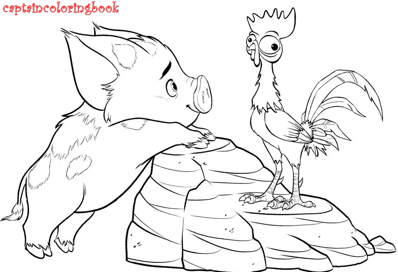 Moana Coloring Pages Disney at GetColorings.com | Free printable ...