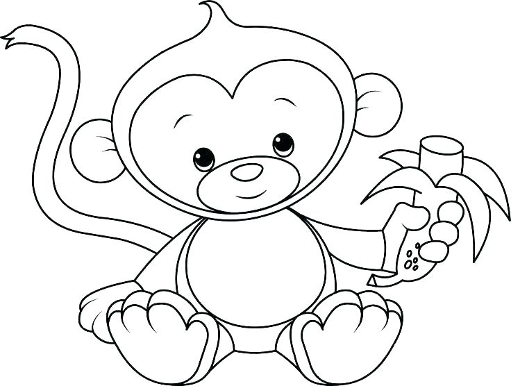 Free Monkey Coloring Pictures Printable Coloring Monkey Coloring 736x556 Free Monkey Coloring Pictures Printable Coloring Monkey Coloring