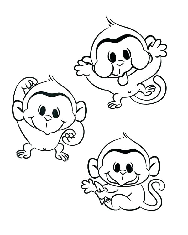 Sock Monkey Coloring Pages Free Printable Monkey Coloring Pages 600x750 Sock Monkey Coloring Pages Free Printable Monkey Coloring Pages