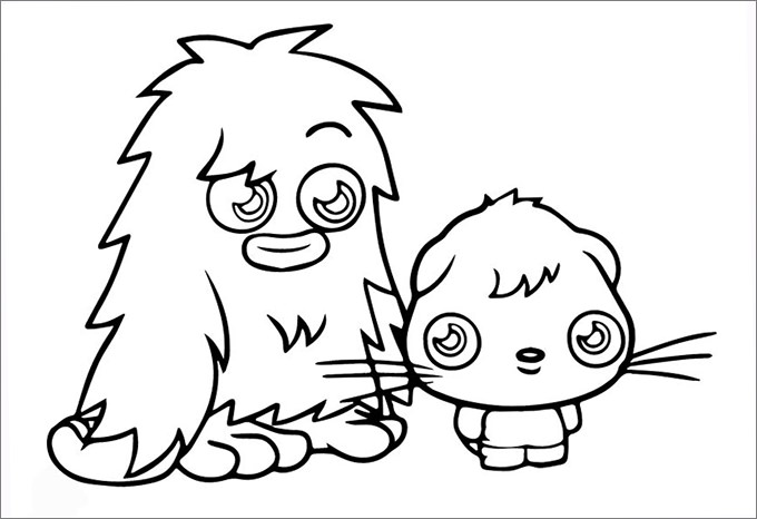 680x466 Moshi Monsters Coloring Pages