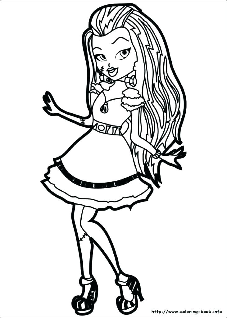 731x1024 Free Coloring Pages Monster High