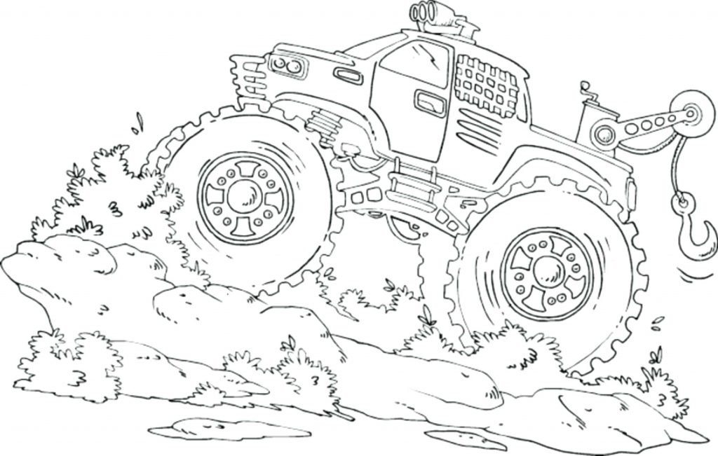 Free Monster Truck Coloring Pages at GetColorings.com | Free printable ...