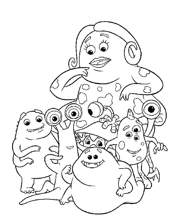 600x752 Monster Coloring Pages Monsters Inc Coloring Pages Monsters Inc