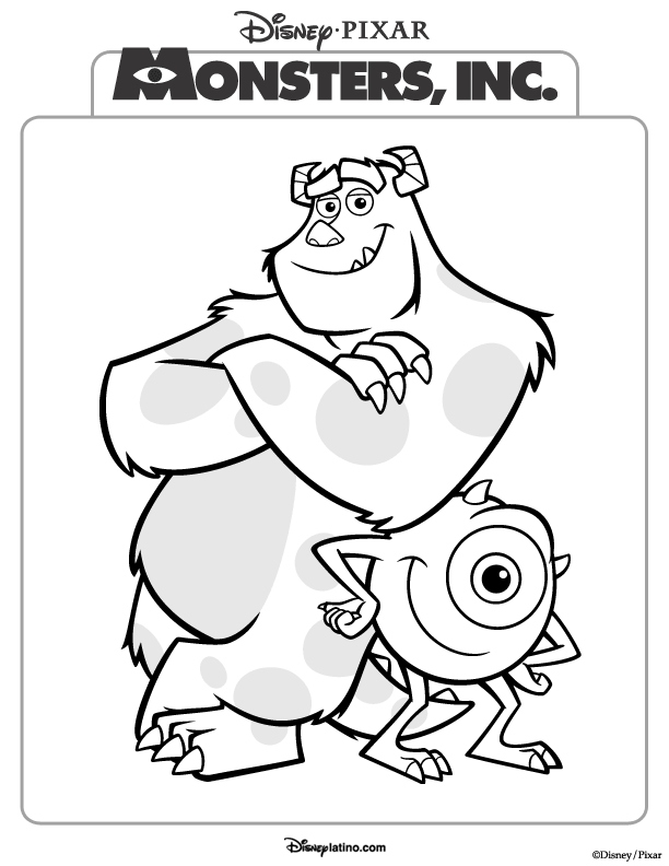 612x792 Monster Inc Coloring Pages Elegant Free Coloring Pages Of Monsters