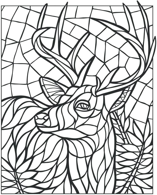 650x808 Free Mosaic Coloring Pages Coloring Collection