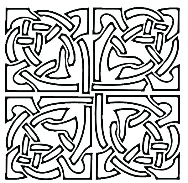 600x584 Coloring Pages Of Designs Intricate Design Coloring Pages Coloring
