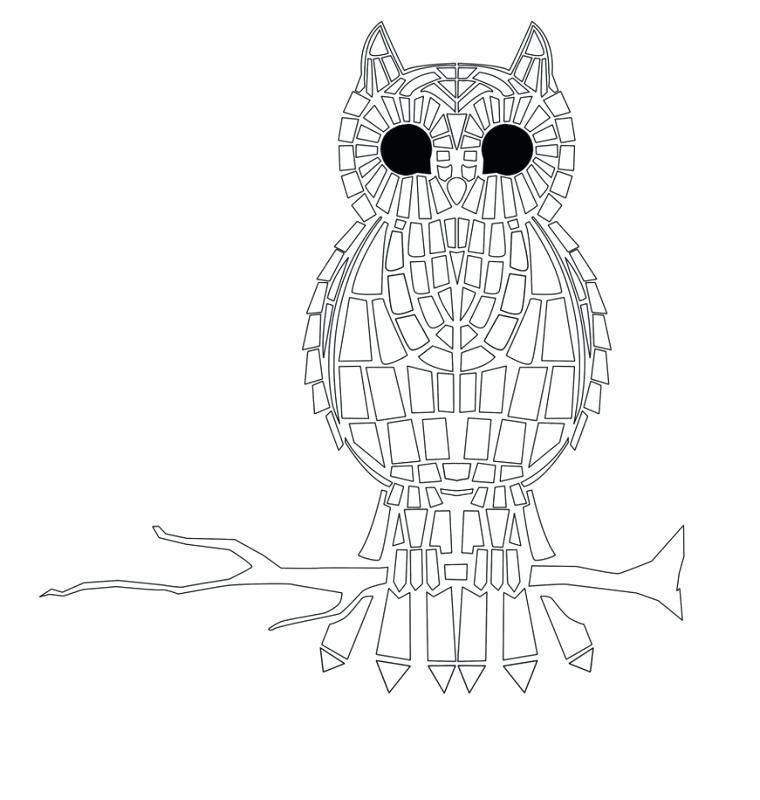 760x800 Free Mosaic Coloring Pages
