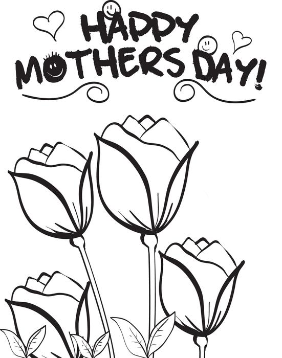 Free Printable Mothers Day Coloring Pages 551x700 Free Printable Mothers Day Coloring Pages