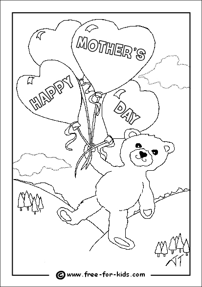 Mothers Day Colouring Sheets 413x585 Mothers Day Colouring Sheets