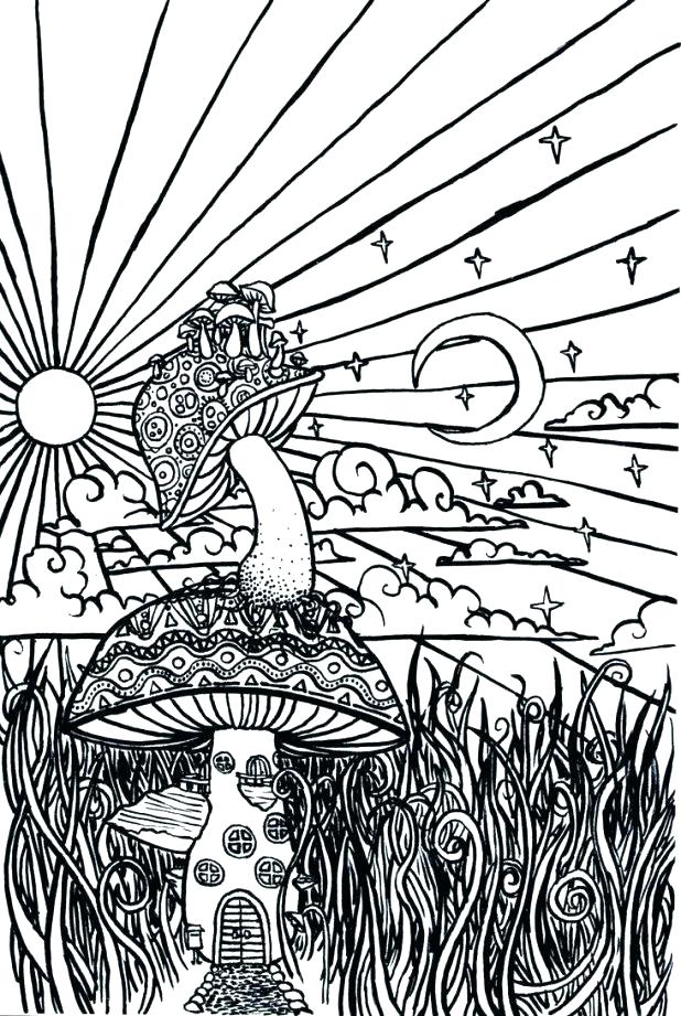 618x921 Trippy Coloring Page Coloring Pages Free Adult Coloring Pages Weed