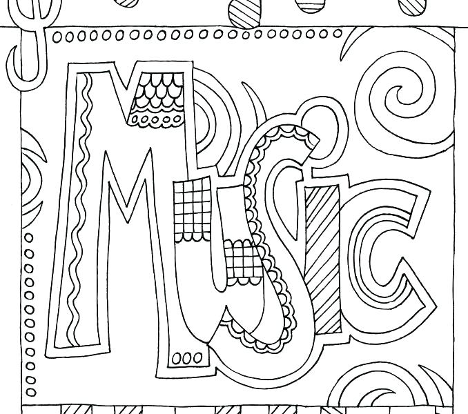 678x600 Free Music Coloring Pages Music Coloring Pages And Music Coloring