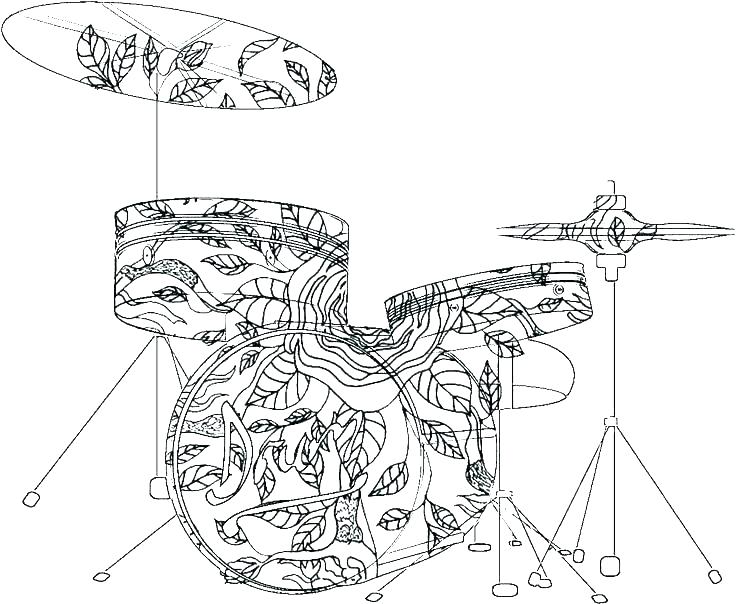 736x604 Music Coloring Pages Free Impair.co