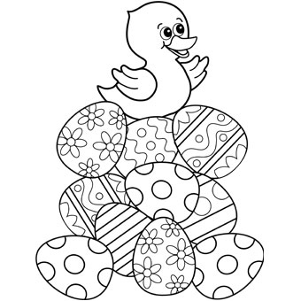 Oriental Trading Coloring Pages Unique Easter Duck With Eggs Free 340x340 Oriental Trading Coloring Pages Unique Easter Duck With Eggs Free