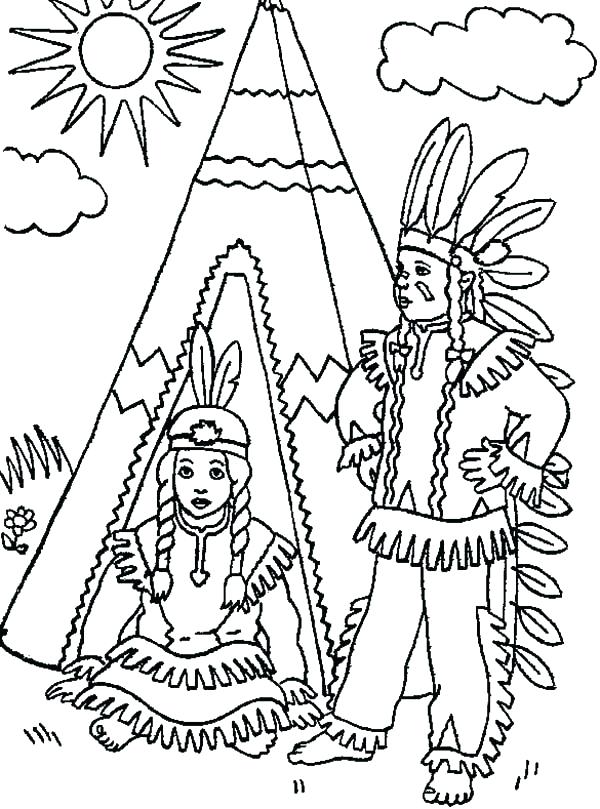 600x809 Native American Coloring Pages Free Native Coloring Pages