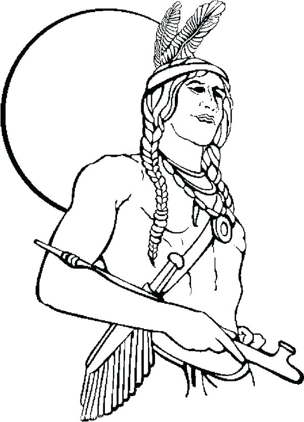 600x832 Native American Coloring Page Native Coloring Pages Printable