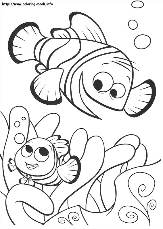 567x794 Finding Nemo Coloring Page Finding Nemo Coloring Pages On Coloring