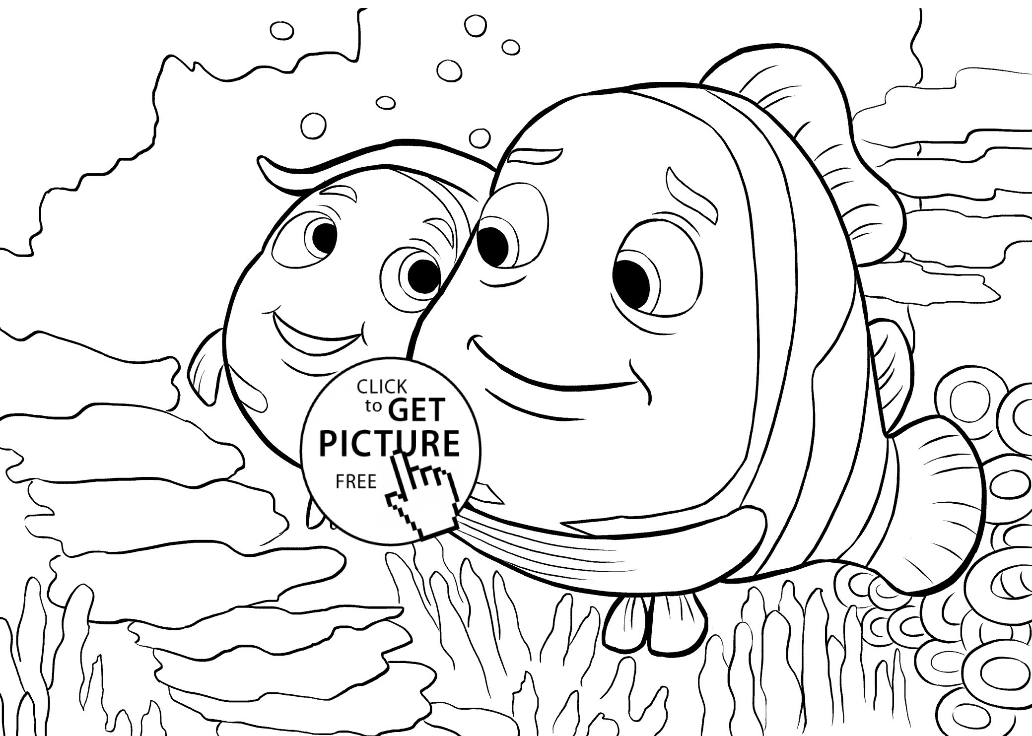 2079x1483 Pixar Coloring Pages Finding Nemo Fresh Finding Nemo Coloring