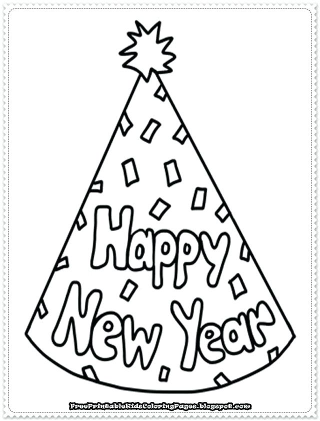 640x842 Happy New Year Coloring Pages For Free New Years Coloring Pages