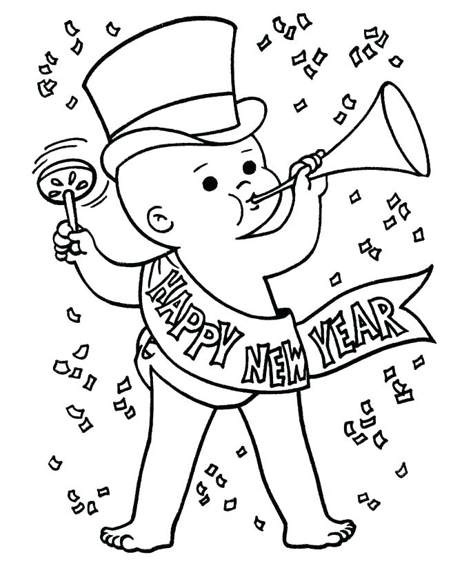 670x820 Awesome New Years Coloring Pages For Kids Year Free Luxury S 11
