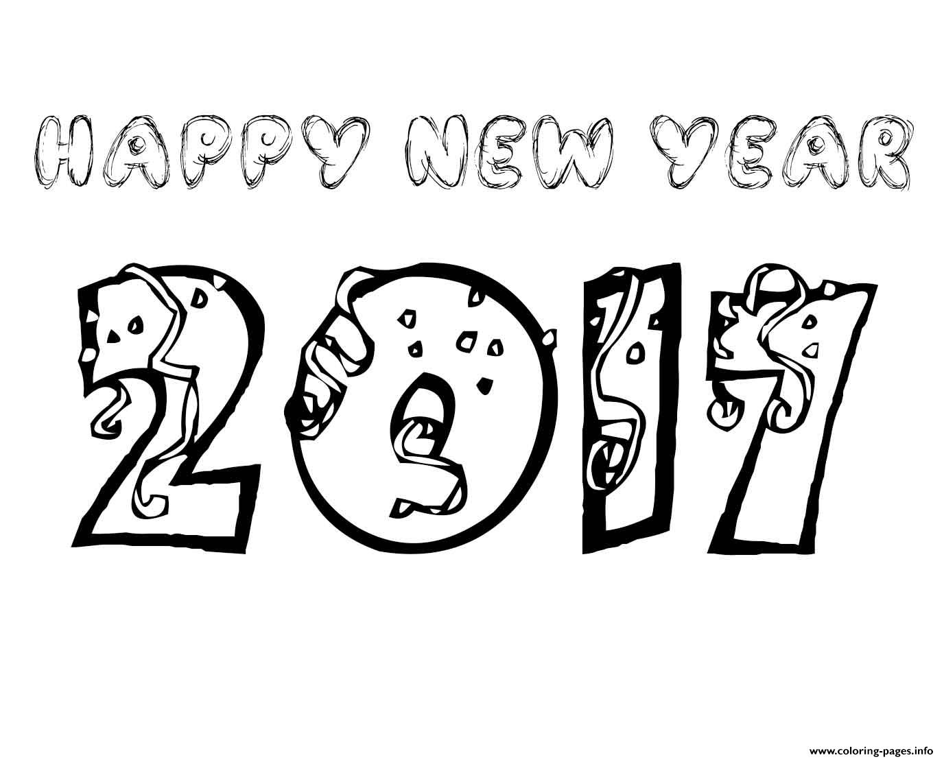 1376x1108 Best Happy New Year 7 Coloring Pages To Download And Print