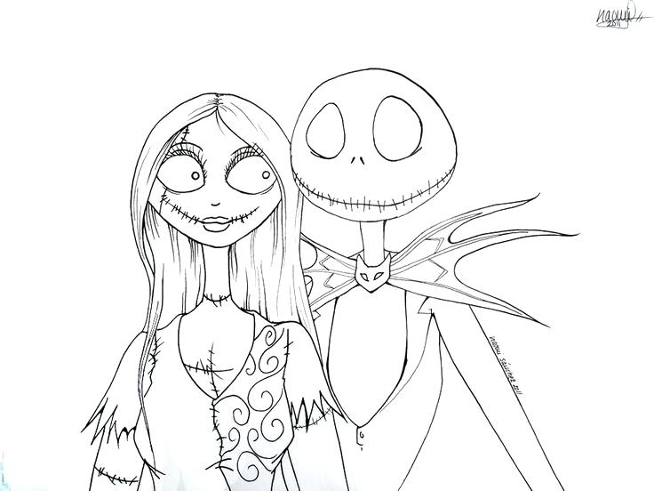 736x552 Jack Skellington Coloring Page Icontent