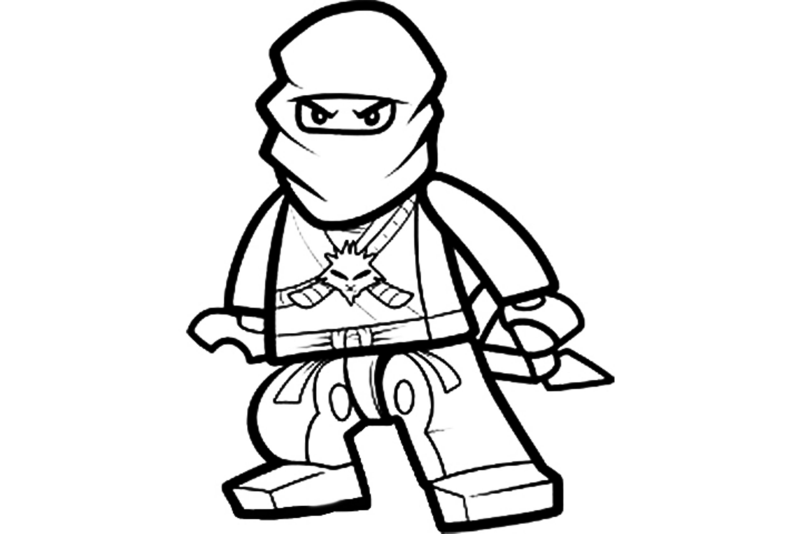 Free Ninja Coloring Pages