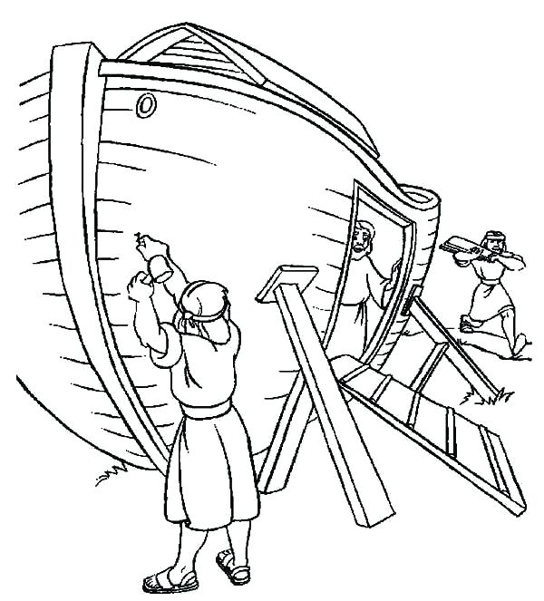 Noah And The Ark Coloring Pages Coloring Page Free Children 600x663 Noah And The Ark Coloring Pages Coloring Page Free Children