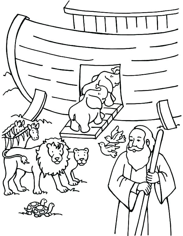 600x776 Noah Ark Coloring Pages Free Ark Coloring Pages Ark Coloring Pages