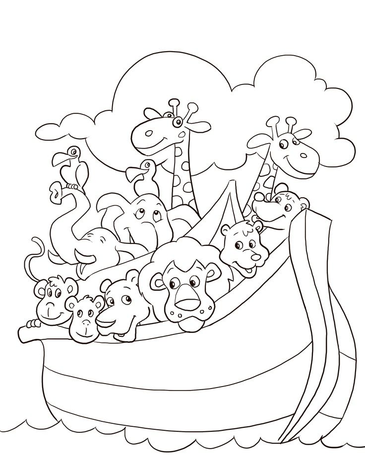736x952 Free Noah's Ark Coloring Pages Noah's Ark Coloring Page Noah