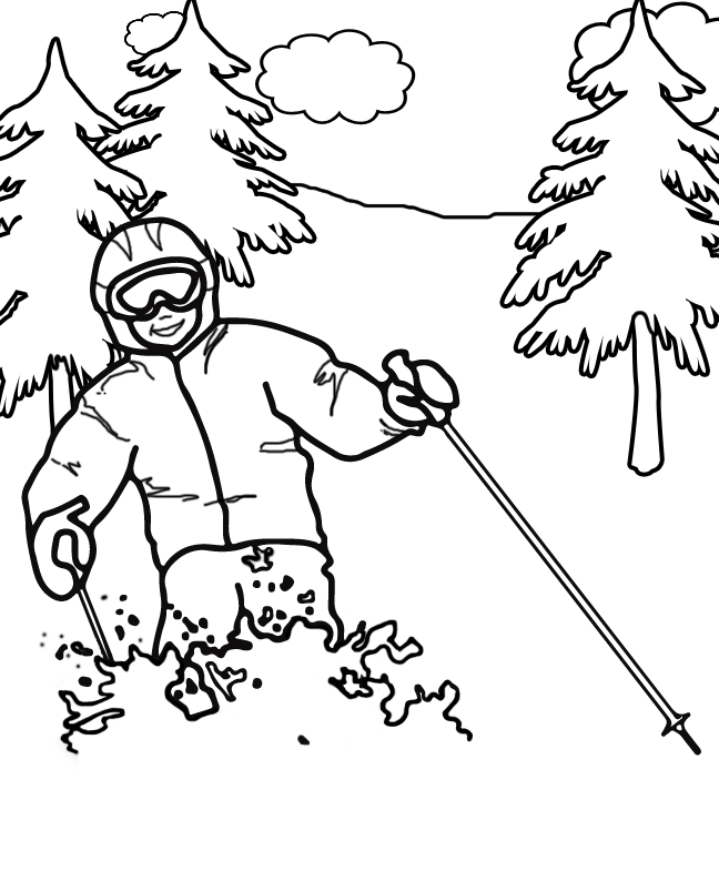 Free Printable Winter Olympics Coloring Pages 648x794 Free Printable Winter Olympics Coloring Pages