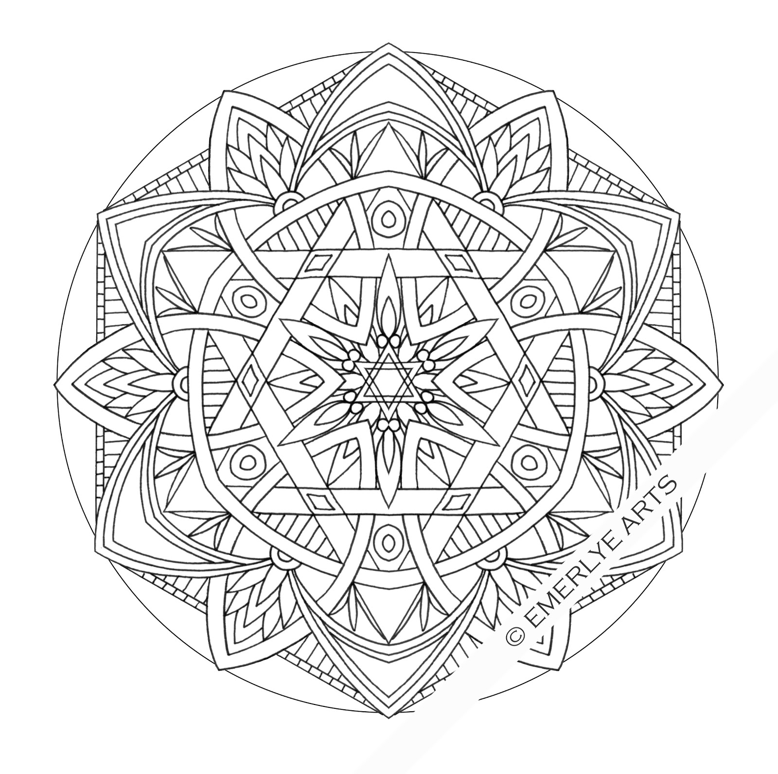 1600x1592 Free Online Coloring Pages For Adults Erf Coloring