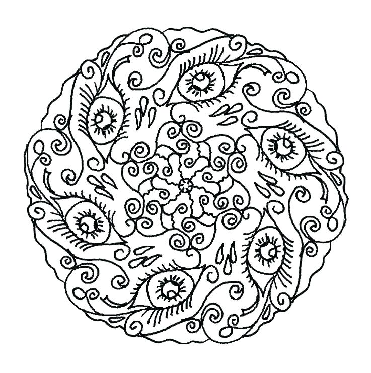 737x741 Mandala Online Coloring Pages Online Coloring Mandalas