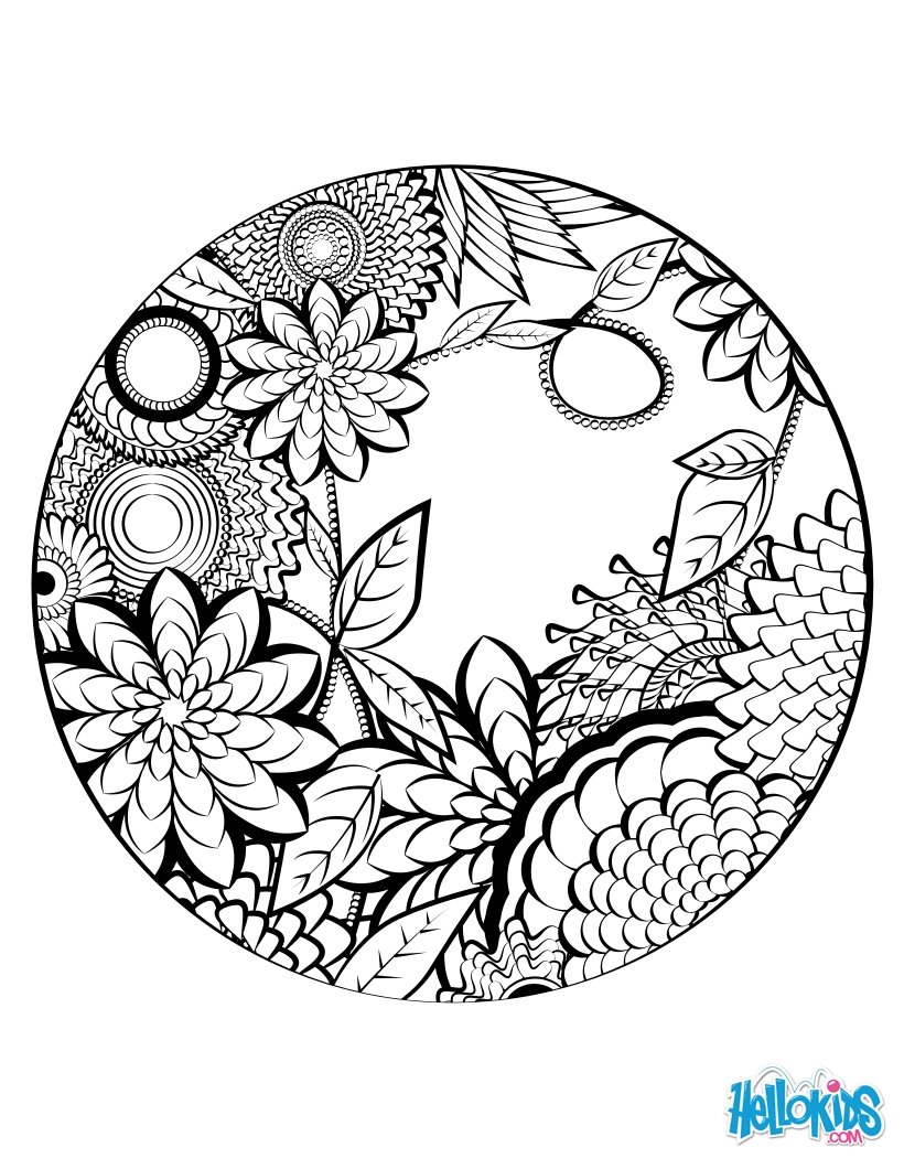 Mandala Secret Garden Coloring Pages 820x1060 Mandala Secret Garden Coloring Pages