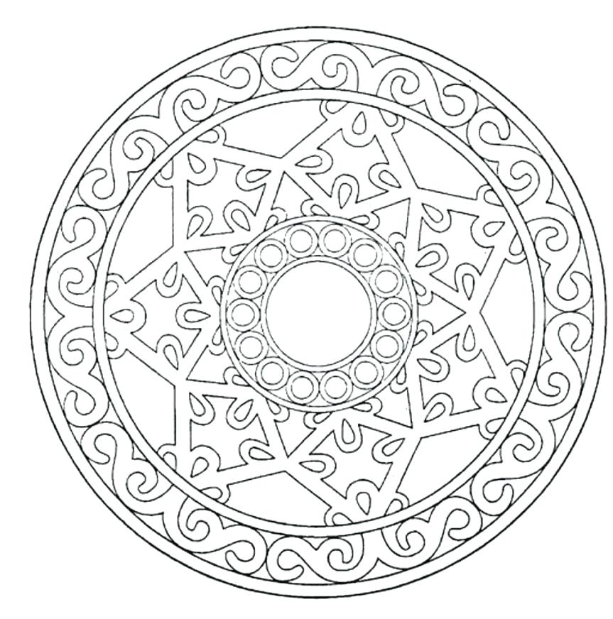 Printable Mandalas Coloring Pages Coloring Pages Splendid 863x872 Printable Mandalas Coloring Pages Coloring Pages Splendid