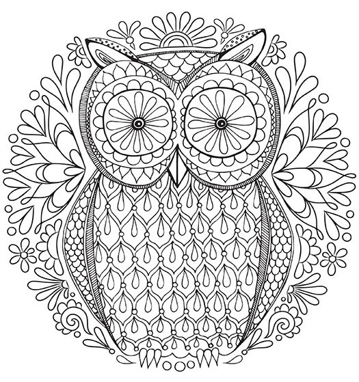525x559 Free Adult Coloring Pages Detailed Printable Coloring Pages