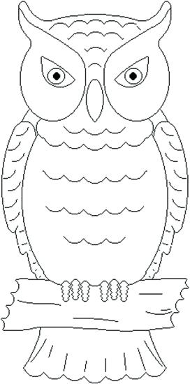 Printable Owl Coloring Pages Icontent 272x550 Printable Owl Coloring Pages Icontent