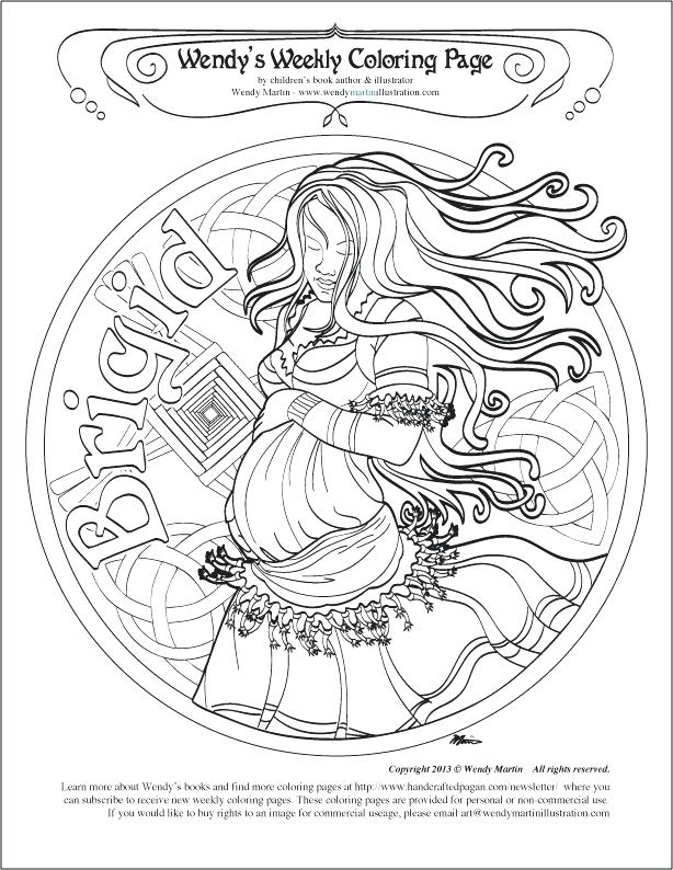 614x794 Wiccan Coloring Pages Coloring Page Image Free Wiccan Coloring