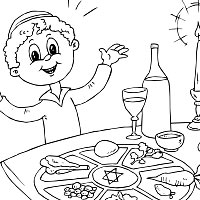 Passover Ideal Passover Coloring Pages 200x200 Passover Ideal Passover Coloring Pages