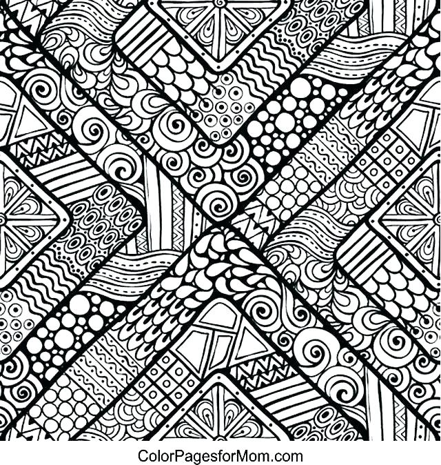 640x674 Geometric Pattern Coloring Pages Cool Pattern Coloring Pages