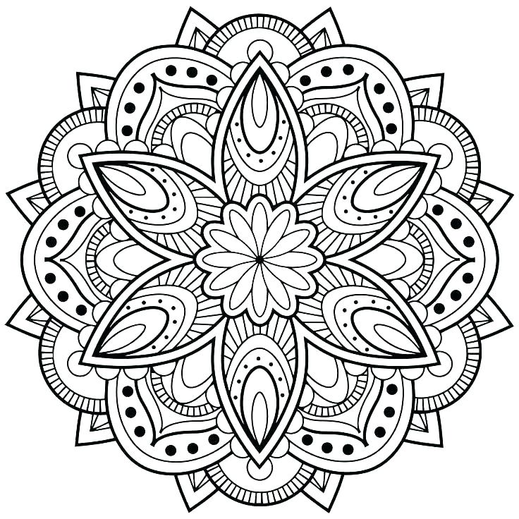 736x736 Design Coloring Pages Printable